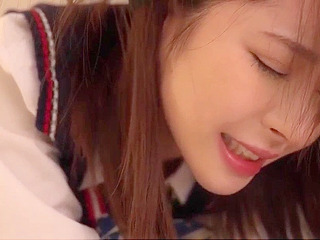 Wild Nippon Threesome with Hairy Thai Teen and XXX Stockings