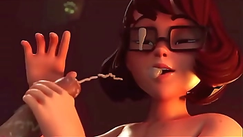 MILF Velma 3D Blowjob - Uncensored Hentai